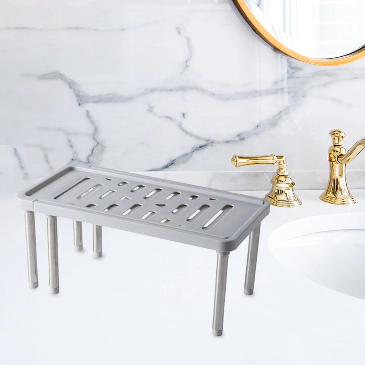 Étagère de Rangement - MultifunctionStorageRack™ - Gris