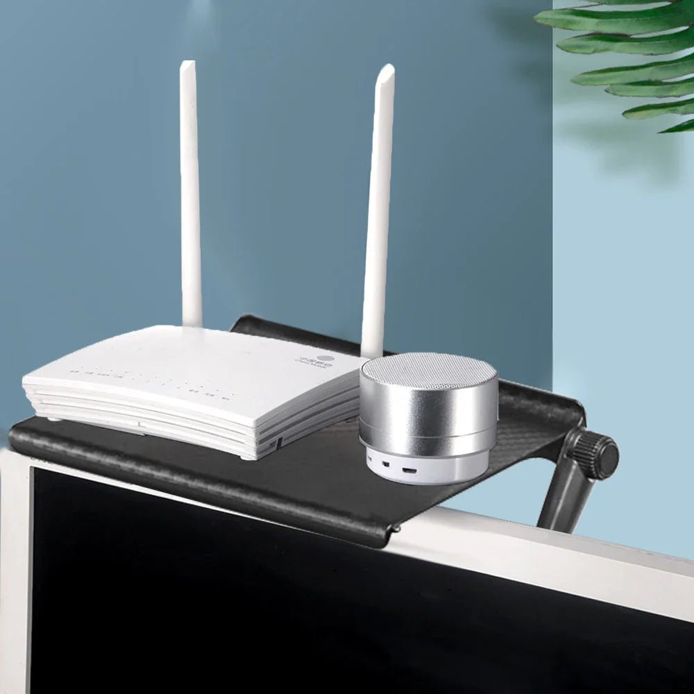 Étagère de Rangement - MonitoHomeShelf™ - Noir