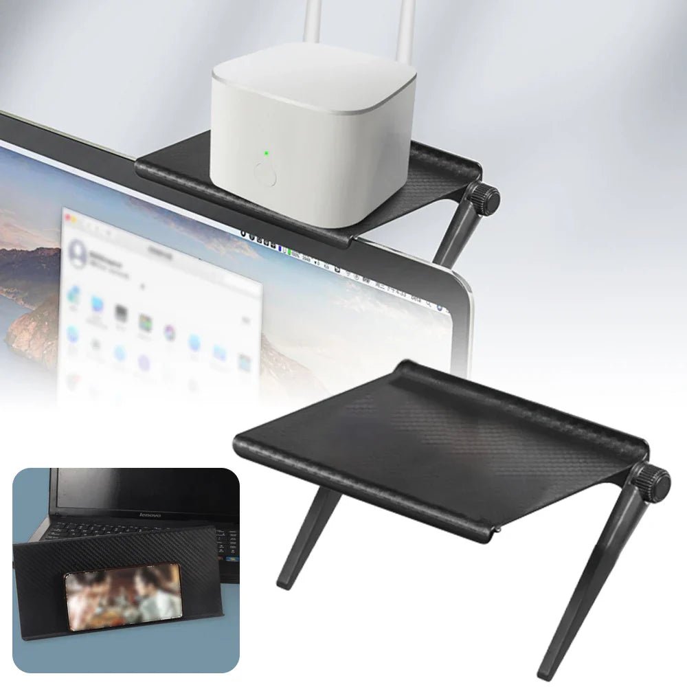Étagère de Rangement - MonitoHomeShelf™ - Noir