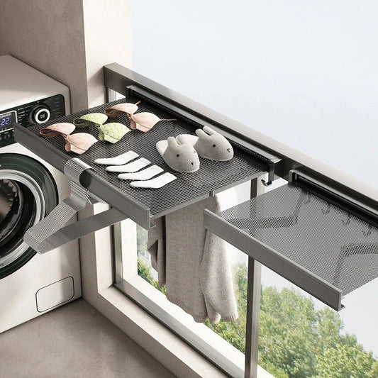 Étagère de Rangement - BathroomStorageShelf™ - Gris