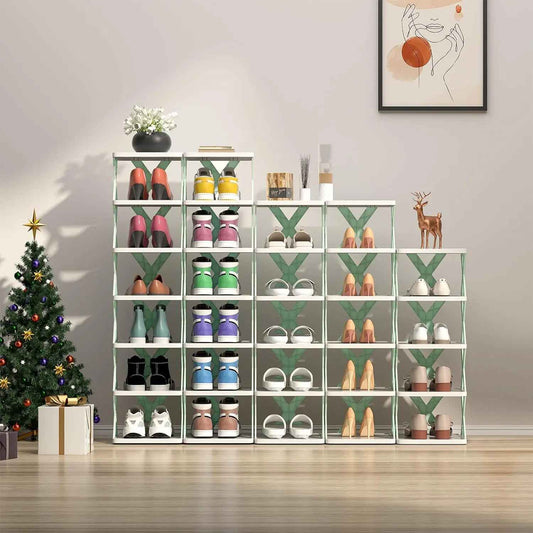 étagère chaussures 26 cases rangement multiple