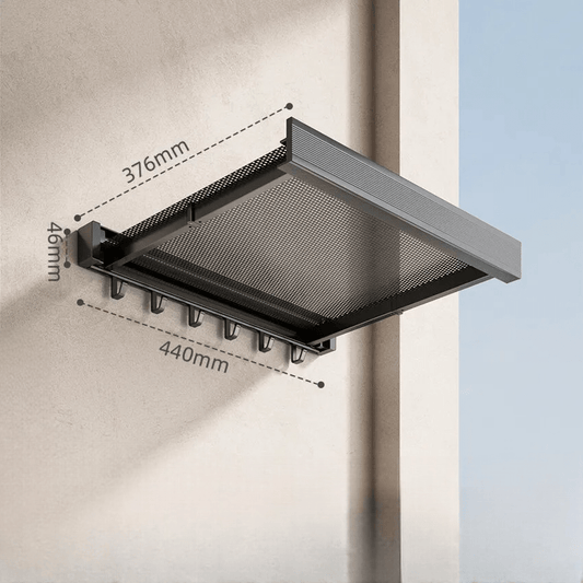 Étagère de Rangement - BathroomStorageShelf™ - Noir